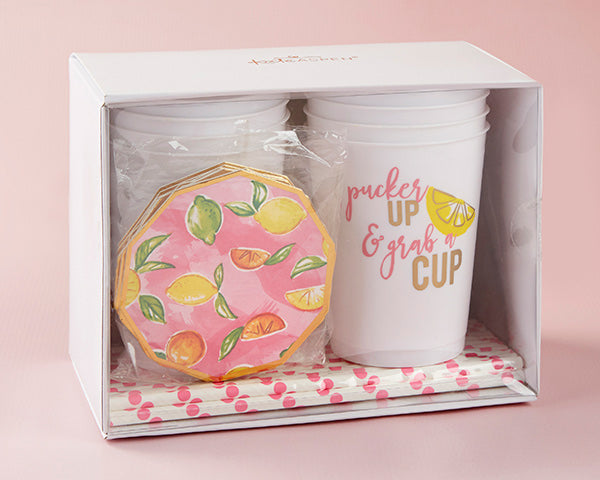 She Found Her Main Squeeze 49 piece Party Kit - Alternate Image 3 | My Wedding Favors