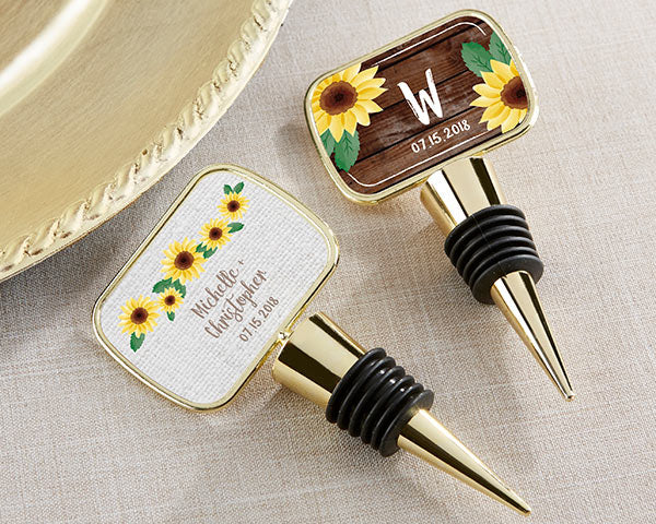 Personalized Gold Bottle Stopper - Alternate Image 4 | My Wedding Favors