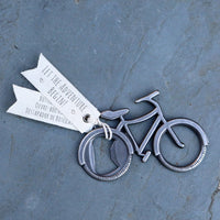Thumbnail for Let's Go On an Adventure Bicycle Bottle Opener - Alternate Image 8 | My Wedding Favors