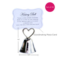 Thumbnail for Silver Kissing Bells Place Card/Photo Holder (Set of 24) - Alternate Image 5 | My Wedding Favors