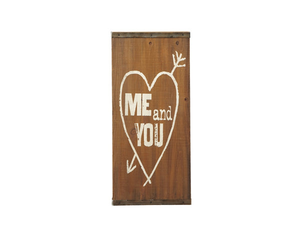 Me & You Wood Wall Decoration | My Wedding Favors
