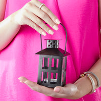 Thumbnail for Black Mini Lantern - Alternate Image 4 | My Wedding Favors