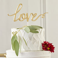 Thumbnail for Love Cake Topper - Main Image | My Wedding Favors