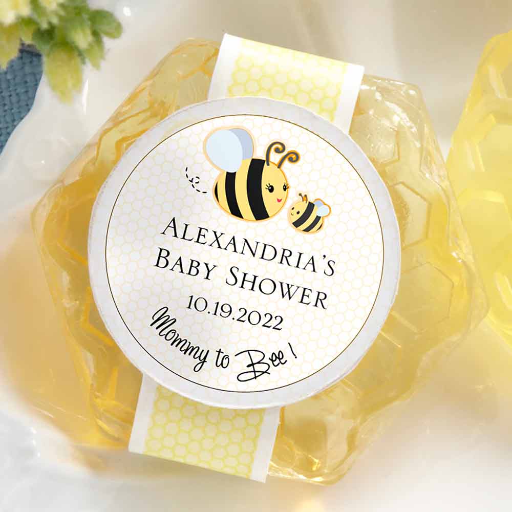 Mommy To Bee Honey Scented Honeycomb Soap (Set of 4) - Alternate Image 4 | My Wedding Favors