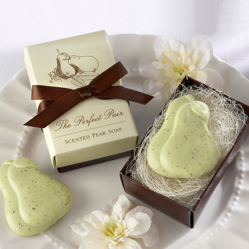 The Perfect Pair Scented Pear Soap (Set of 4) - Main Image | My Wedding Favors
