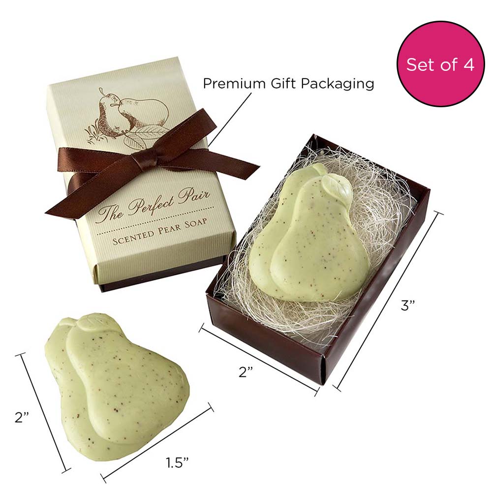 The Perfect Pair Scented Pear Soap (Set of 4) - Alternate Image 6 | My Wedding Favors