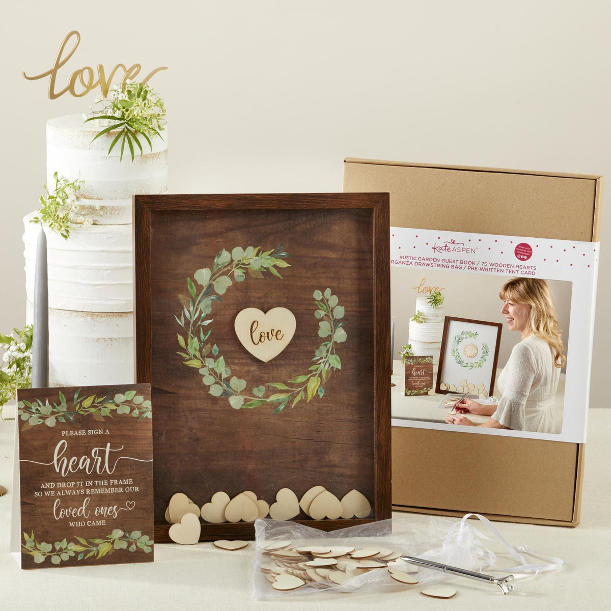 Kate Aspen Wedding Survival Kit – Braut-Notfallset Mit Kosmetiktasche, Nähzeug, Haargummis & Mehr