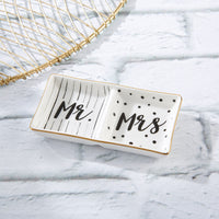 Thumbnail for Mr. & Mrs. Ring Dish - Main Image | My Wedding Favors