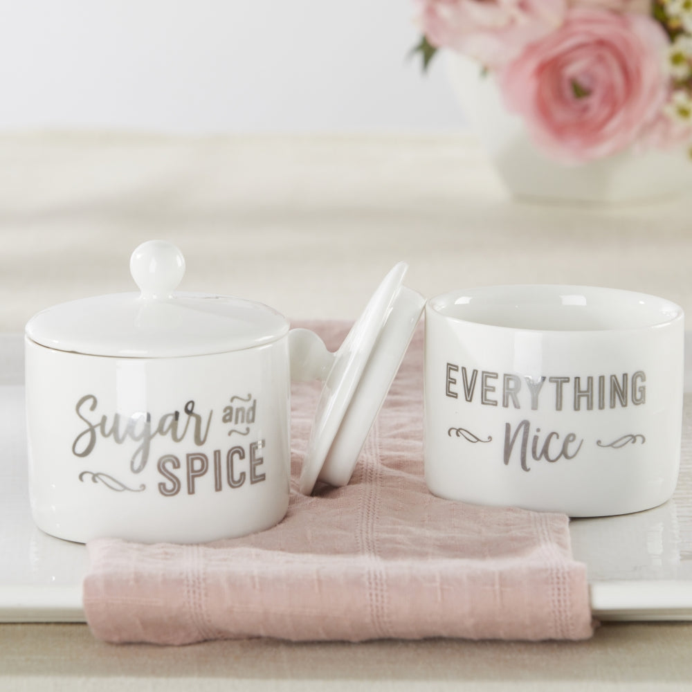 Sugar & Spice Ceramic Sugar Bowl Favor - Alternate Image 4 | My Wedding Favors