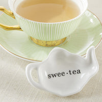 Thumbnail for Swee-Tea Ceramic Tea-Bag Caddies (Set of 4) - Bridal Shower Favors - Alternate Image 3 | My Wedding Favors