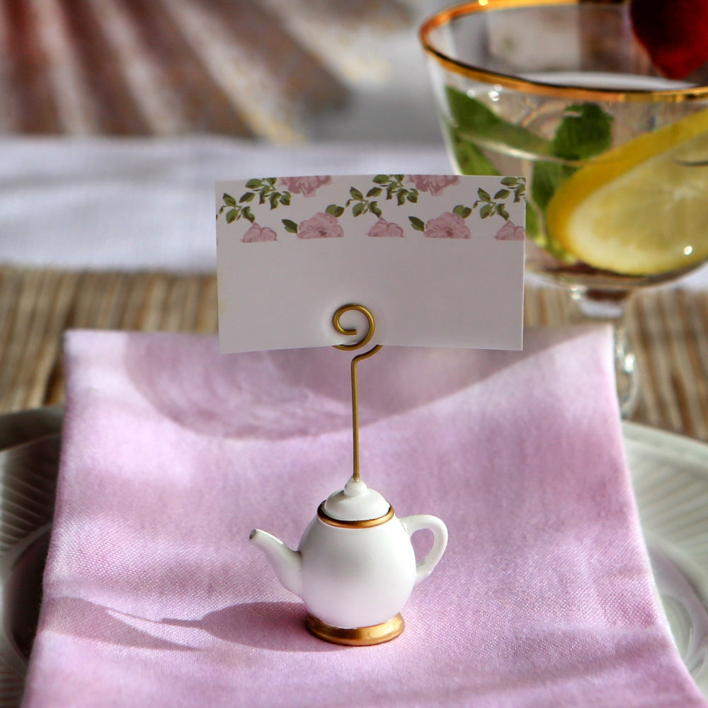 Tea Time Whimsy Place Card Holder (Set of 6) - Alternate Image 4 | My Wedding Favors