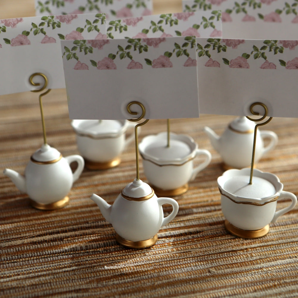 Tea Time Whimsy Place Card Holder (Set of 6) - Alternate Image 9 | My Wedding Favors