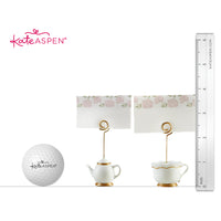 Thumbnail for Tea Time Whimsy Place Card Holder (Set of 6) - Alternate Image 6 | My Wedding Favors