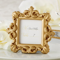 Thumbnail for Royale Gold Baroque Place Card/Photo Holder (Set of 6) - Main Image | My Wedding Favors