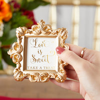 Thumbnail for Royale Gold Baroque Place Card/Photo Holder (Set of 6) - Alternate Image 3 | My Wedding Favors