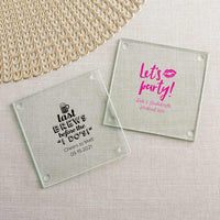 Thumbnail for Personalized Glass Coaster (Set of 12) - Alternate Image 7 | My Wedding Favors