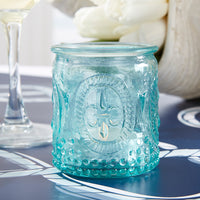 Thumbnail for Vintage Blue Glass Tea Light Holder (Set of 8) - Alternate Image 6 | My Wedding Favors