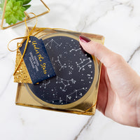 Thumbnail for Under the Stars Glass Coaster (Set of 2) - Main Image | My Wedding Favors