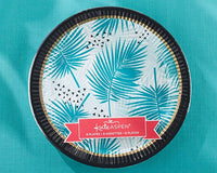 Thumbnail for Tropical Chic 9 in. Premium Paper Plates (Set of 8) - Alternate Image 3 | My Wedding Favors