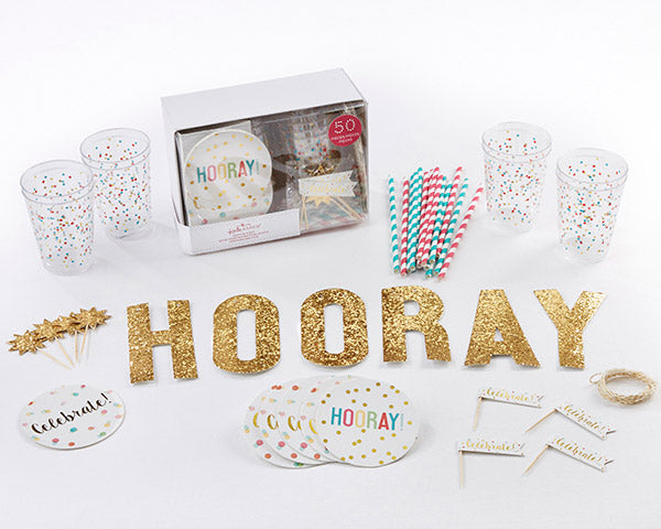 Hooray 50 Piece Party in a Box - Alternate Image 2 | My Wedding Favors