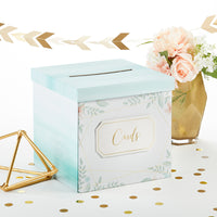 Thumbnail for Geometric Floral Card Box - Main Image | My Wedding Favors