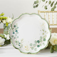 Thumbnail for Botanical Garden 9 in. Premium Paper Plates (Set of 16) - Alternate Image 5 | My Wedding Favors