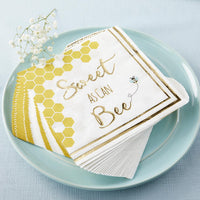 Thumbnail for Sweet as Can Bee Paper Napkins (Set of 30) - Main Image | My Wedding Favors