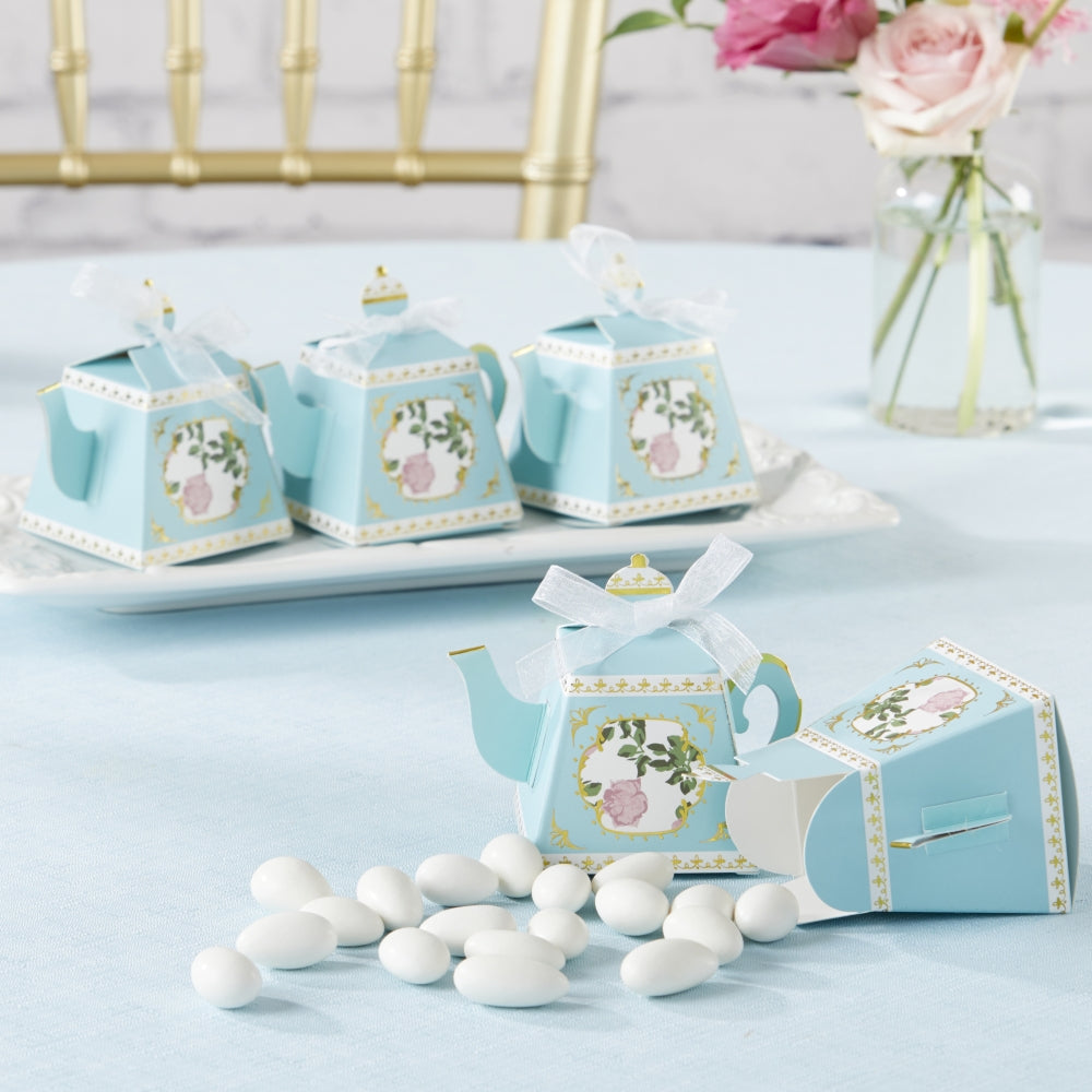 Blue Tea Time Whimsy Teapot Favor Box (Set of 24) - Alternate Image 7 | My Wedding Favors