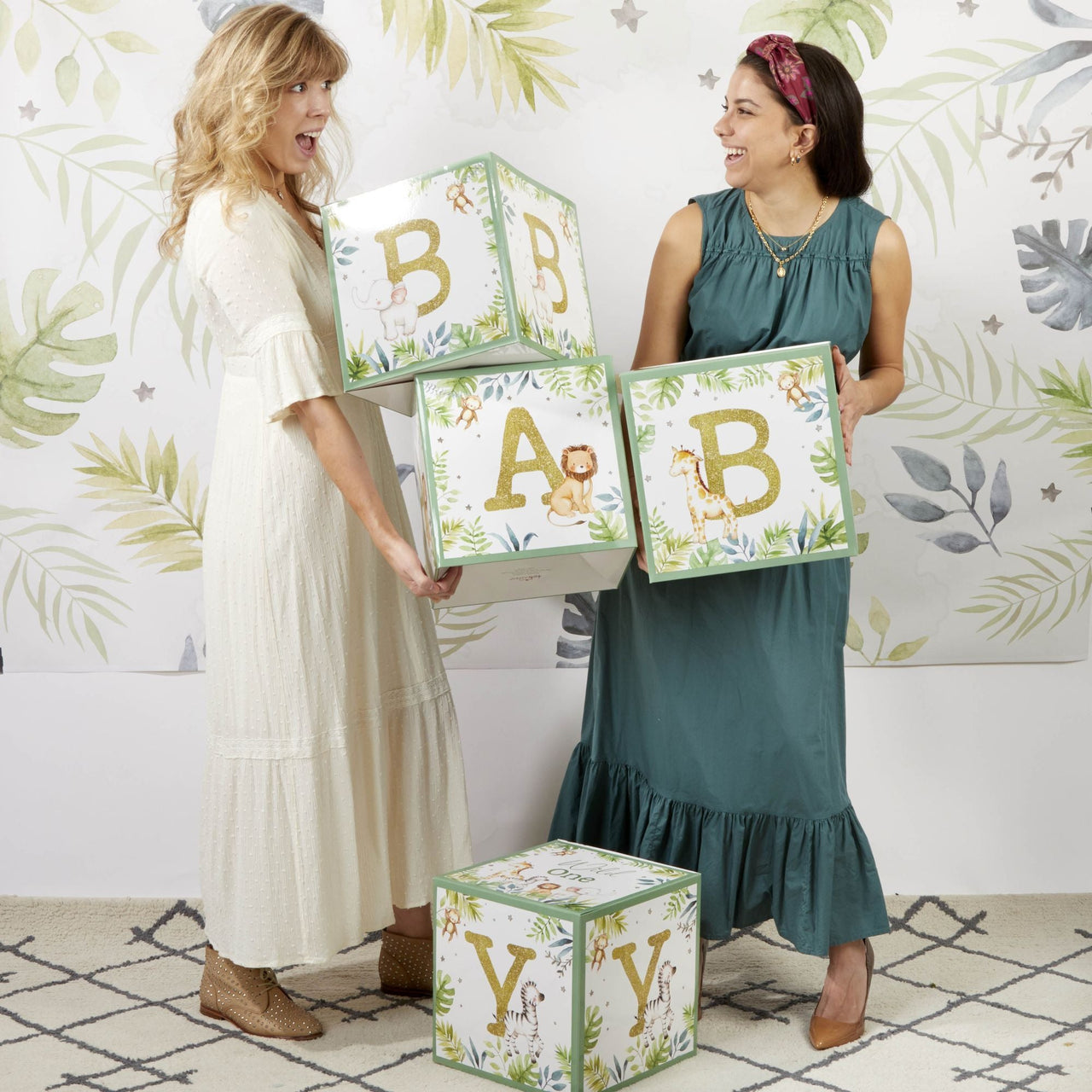 Safari Baby Block Box (Set of 4) - Alternate Image 3 | My Wedding Favors