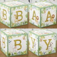 Thumbnail for Safari Baby Block Box (Set of 4) - Alternate Image 4 | My Wedding Favors