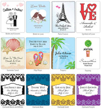 Thumbnail for Personalized Wine Bottle Labels (Set of 6) (Many Designs Available) - Alternate Image 3 | My Wedding Favors
