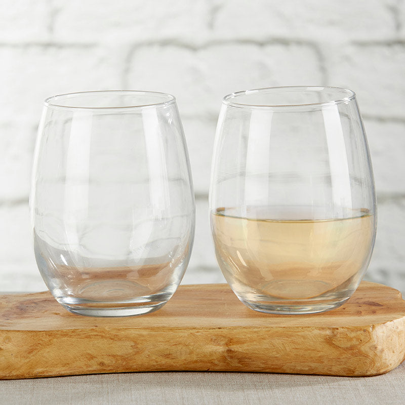 DIY 9 oz. Stemless Wine Glass - Main Image | My Wedding Favors