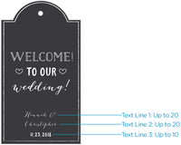 Thumbnail for Personalized Chalk Statement Tags (Set of 12)