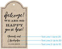 Thumbnail for Personalized Rustic Statement Tags (Set of 12)