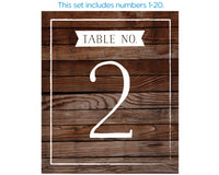 Thumbnail for Winter Wine Label Table Numbers (1-20)
