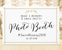 Thumbnail for Personalized Wedding Sign (18x12) (Multiple Designs Available) - Alternate Image 2 | My Wedding Favors