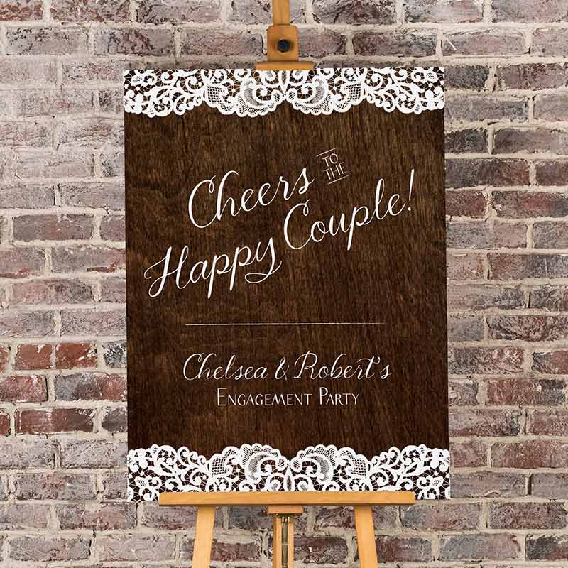 Personalized Country Poster (18x24) - Main Image | My Wedding Favors