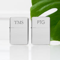 Thumbnail for Personalized Classic Silver Lighter - Alternate Image 3 | My Wedding Favors
