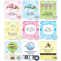 Thumbnail for Personalized Hershey's Kisses Mini Tote Baby Shower Favors - Alternate Image 3 | My Wedding Favors