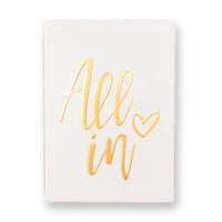 Thumbnail for All In Gold Foil Playing Cards - Alternate Image 2 | My Wedding Favors