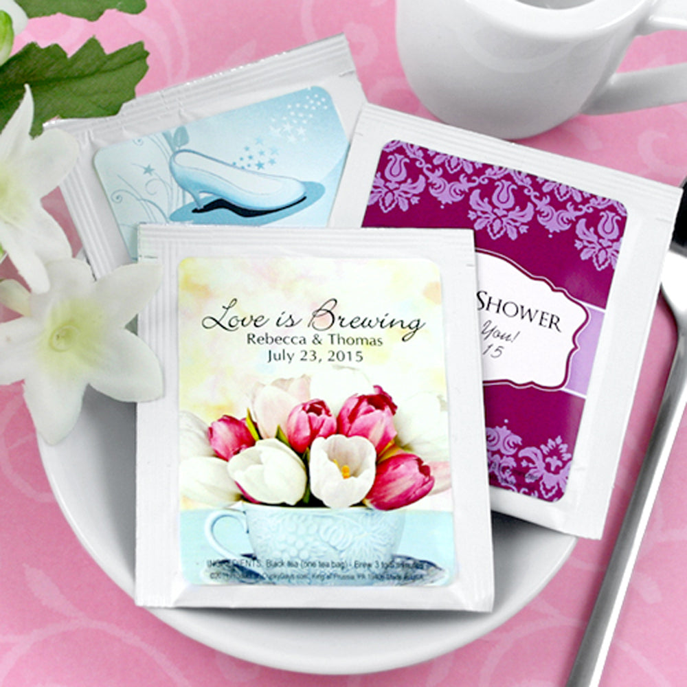 Personalized Wedding Tea Favors (Many Designs Available) - Alternate Image 2 | My Wedding Favors