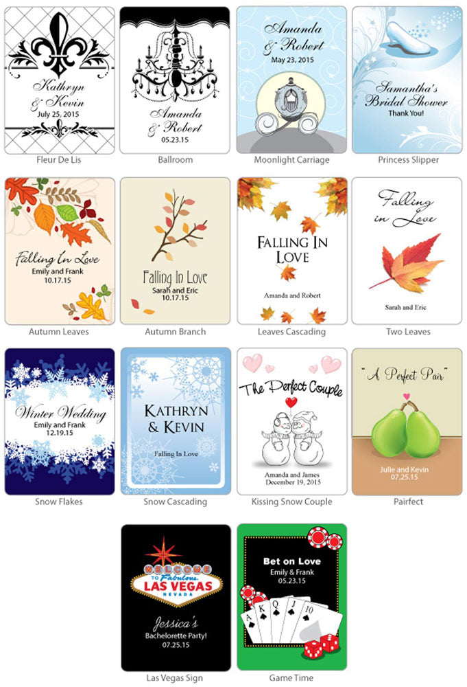 Personalized Wine Bottle Labels (Set of 6) (Many Designs Available) - Alternate Image 6 | My Wedding Favors
