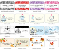 Thumbnail for White Personalized Matches (Set of 50) (Many Designs Available) - Alternate Image 4 | My Wedding Favors