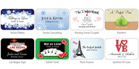Thumbnail for White Personalized Matches (Set of 50) (Many Designs Available) - Alternate Image 5 | My Wedding Favors
