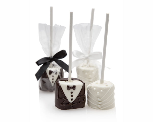 Bride & Groom Marshmallow Pops - Main Image | My Wedding Favors