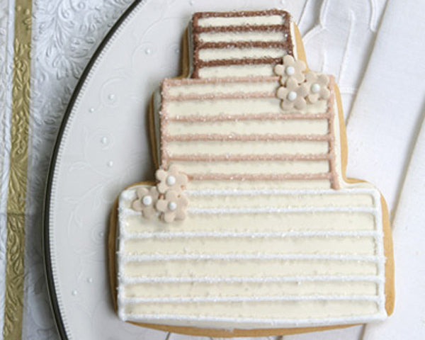 Layered Wedding Cake Cookie - Main Image | My Wedding Favors