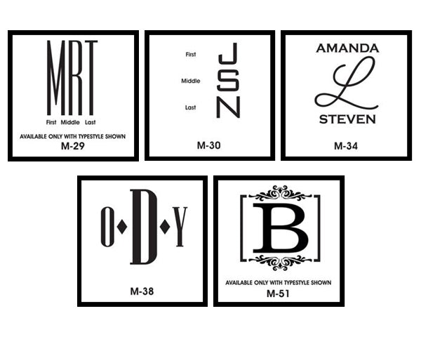 Personalized Monogram Circles or Vichy Napkins (Luncheon and Beverage Size Available) - Alternate Image 6 | My Wedding Favors