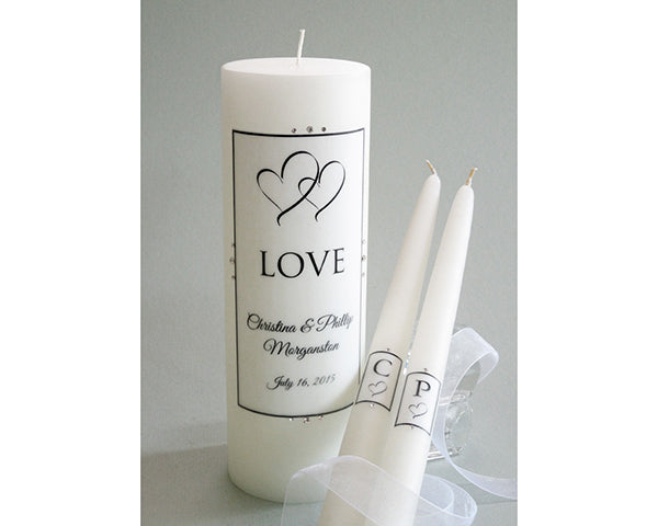 Duet Heart Wedding Unity Candles - Main Image | My Wedding Favors