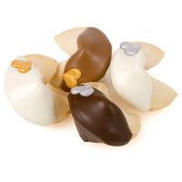 Thumbnail for Silver and Gold Heart Gourmet Fortune Cookies - Main Image | My Wedding Favors
