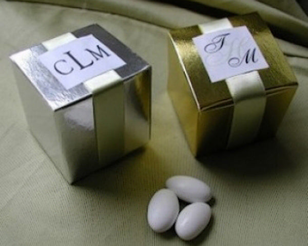 Monogram Favor Box and Ribbon Kit - Main Image | My Wedding Favors